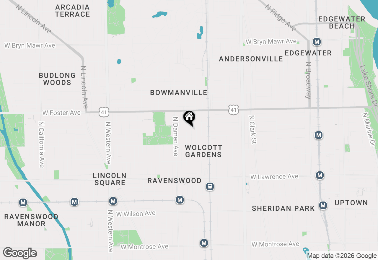 Map of 5055 N Winchester Avenue #3, Chicago, IL 60640