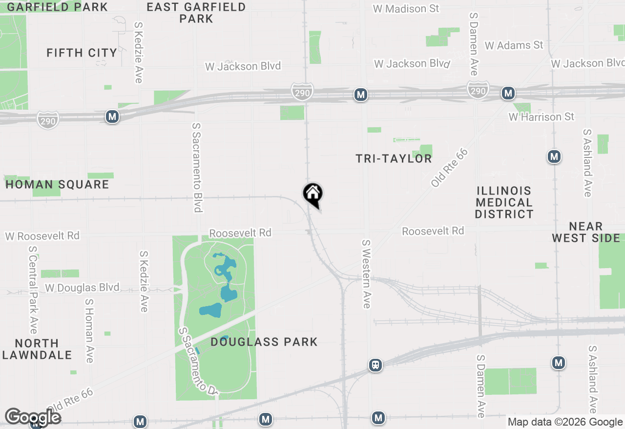 Map of 2546 W Grenshaw Street, Chicago, IL 60612