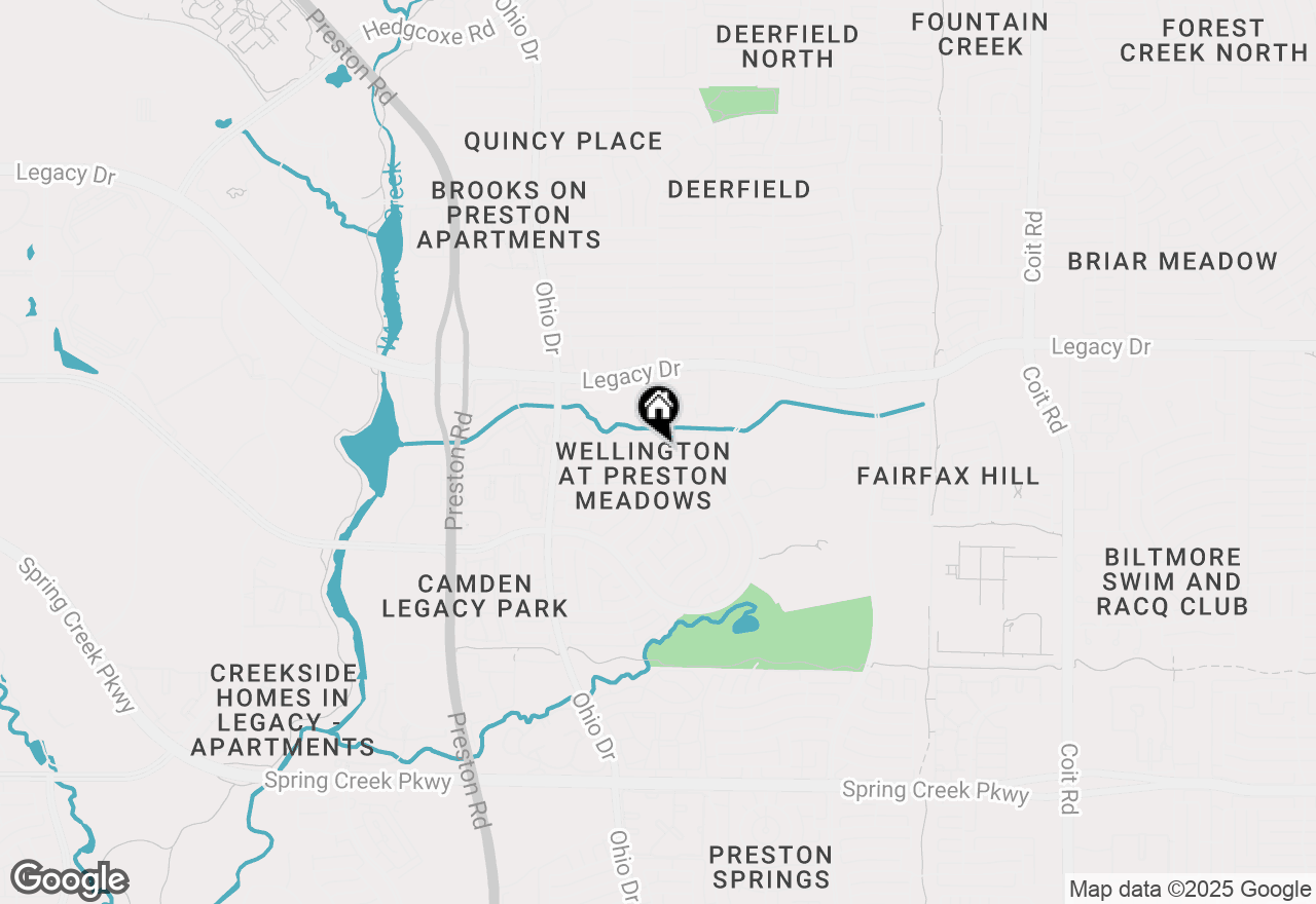 Map of 4620 Hinton Drive, Plano, TX 75024