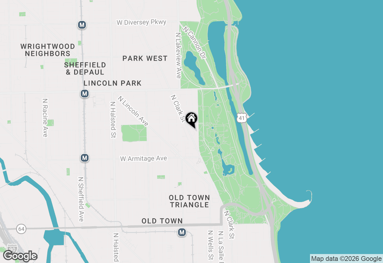 Map of 2131 N Clark Street #8, Chicago, IL 60614