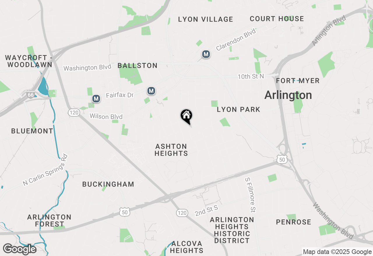 Map of 502 N Jackson Street, Arlington, VA 22201