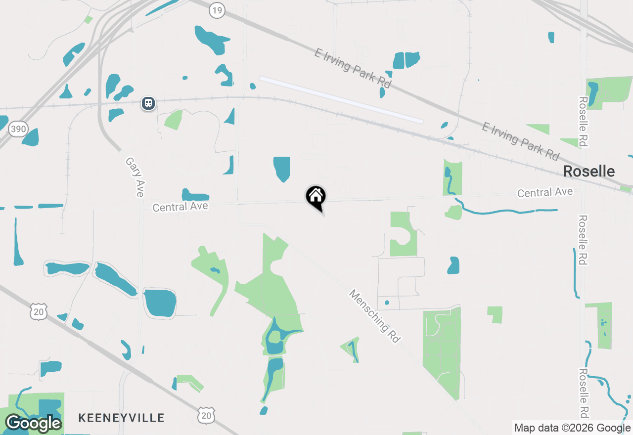 Map of 935 Brower Drive, Roselle, IL 60172