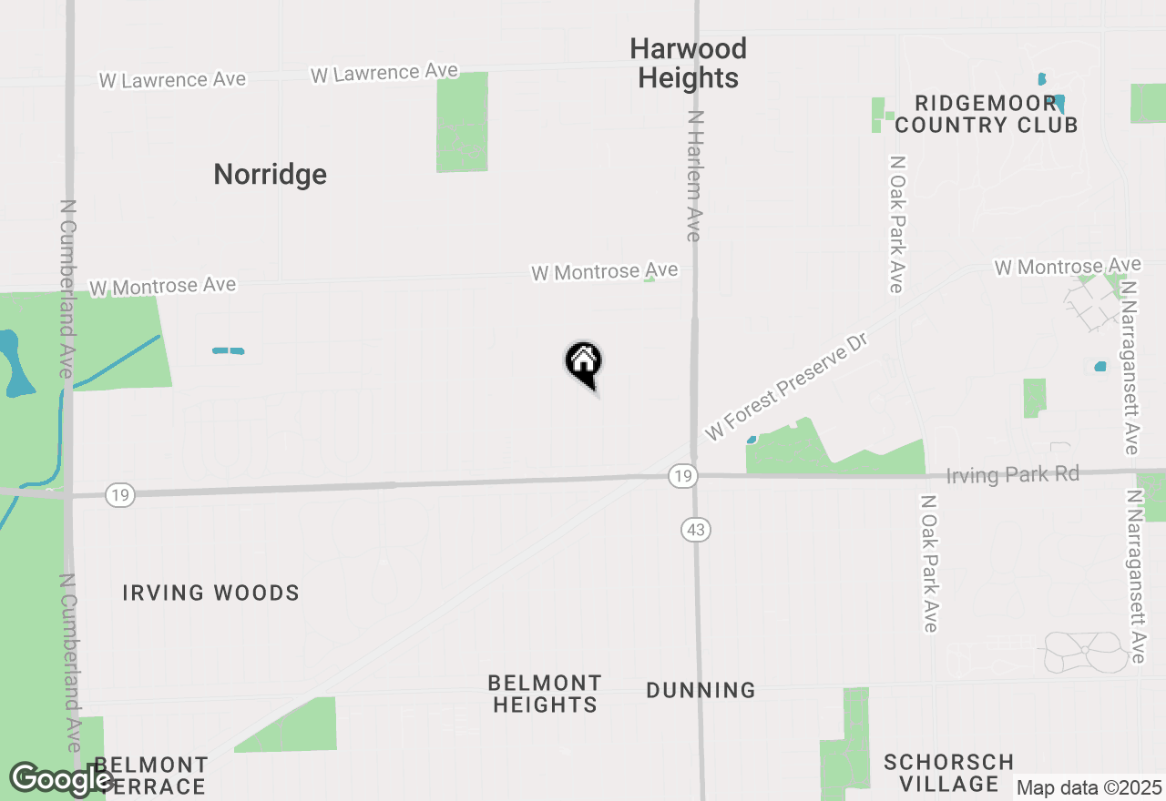 Map of 4120 N Oketo Avenue, Norridge, IL 60706