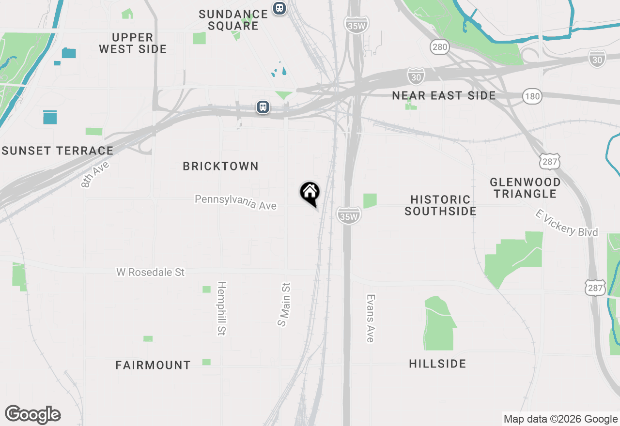 Map of 311B E Cannon Street, Fort Worth, TX 76104