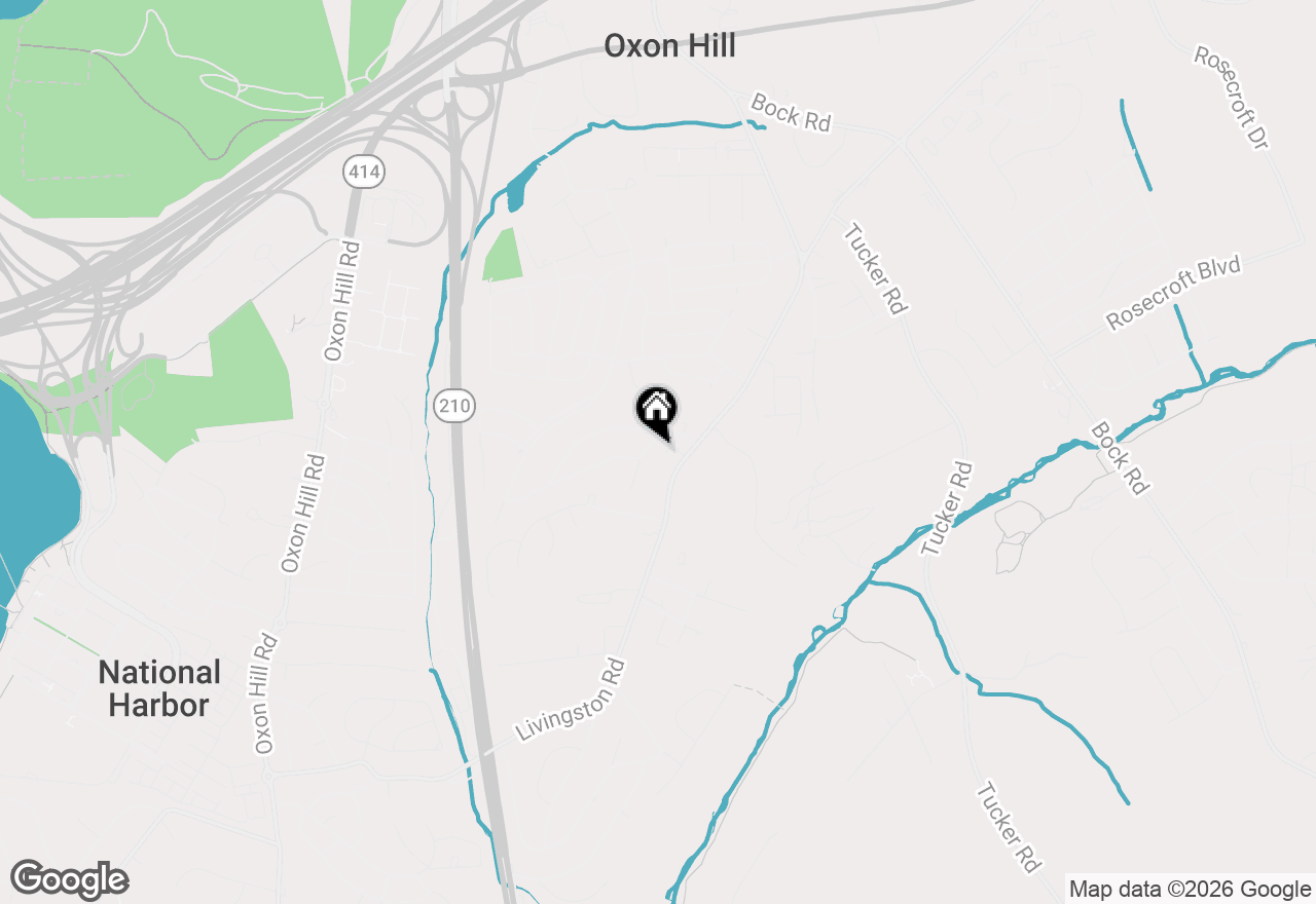 Map of 7302 Circle Drive E, Oxon Hill, MD 20745