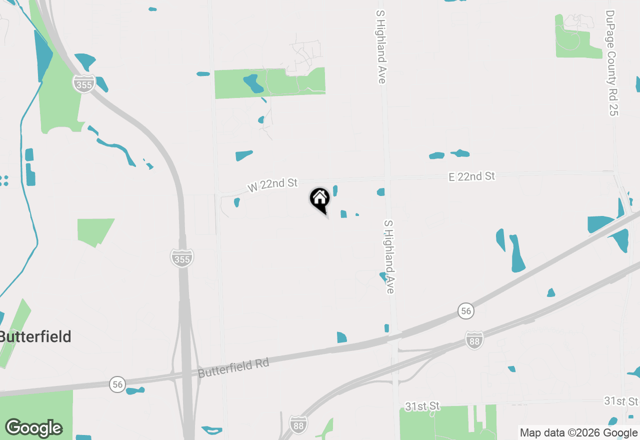 Map of 37 Arboretum Drive #1, Lombard, IL 60148