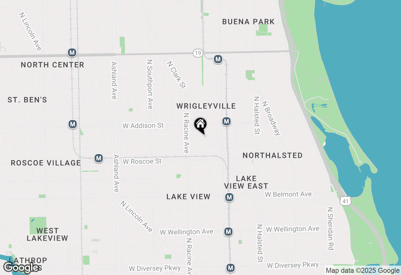 Map of 1100 W Cornelia Avenue #110, Chicago, IL 60657