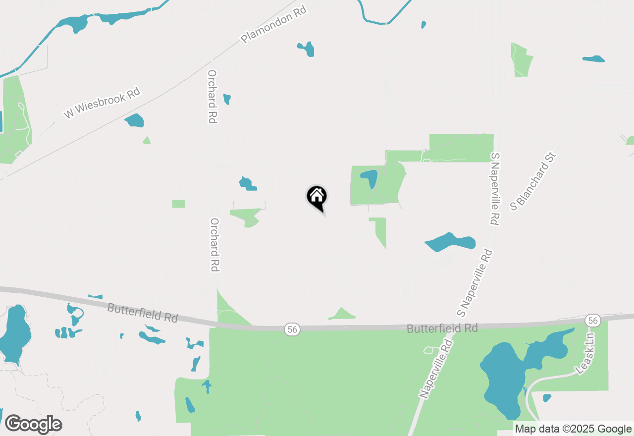 Map of 716 Brighton Drive, Wheaton, IL 60189