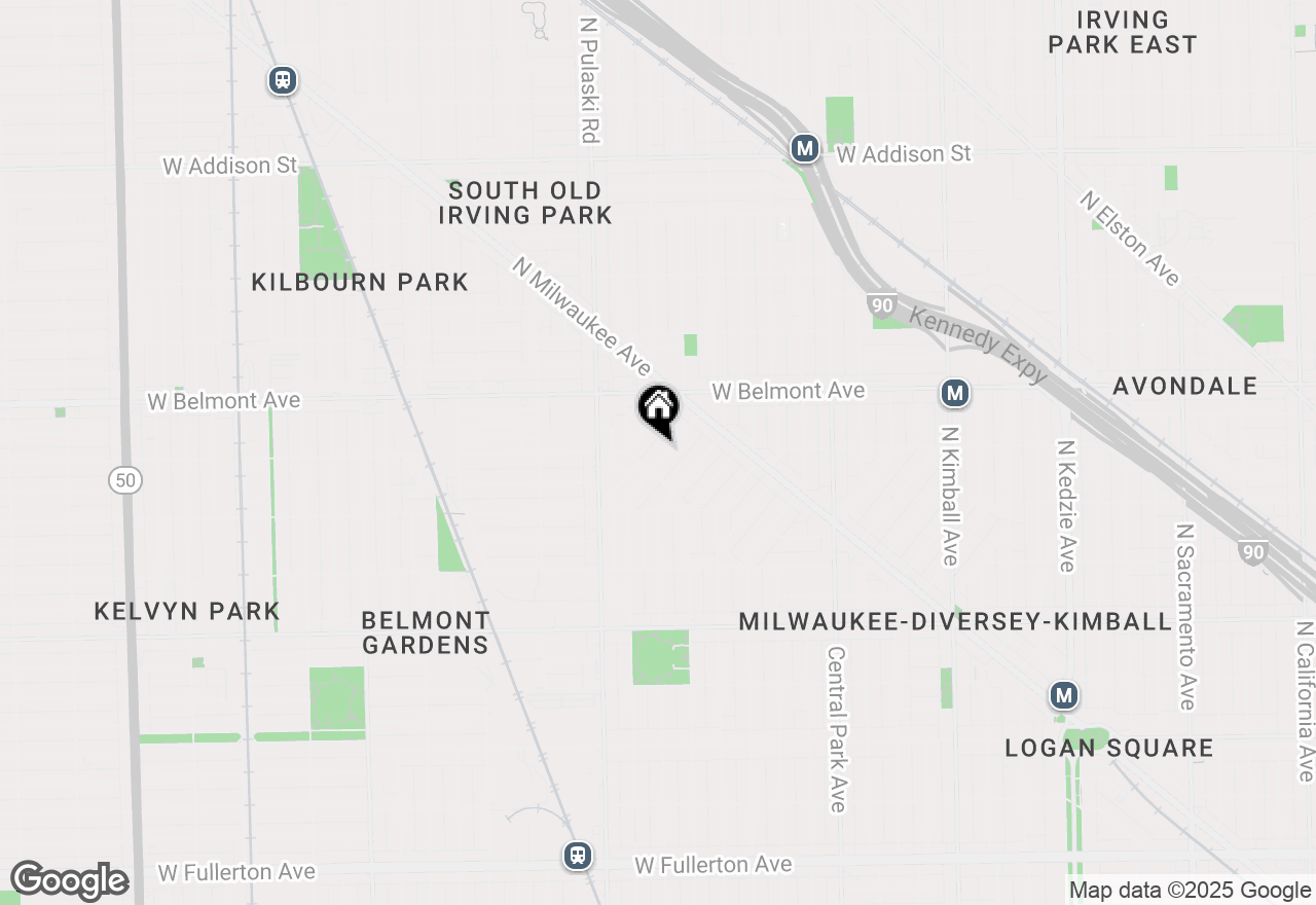 Map of 3080 N Davlin Court, Chicago, IL 60618