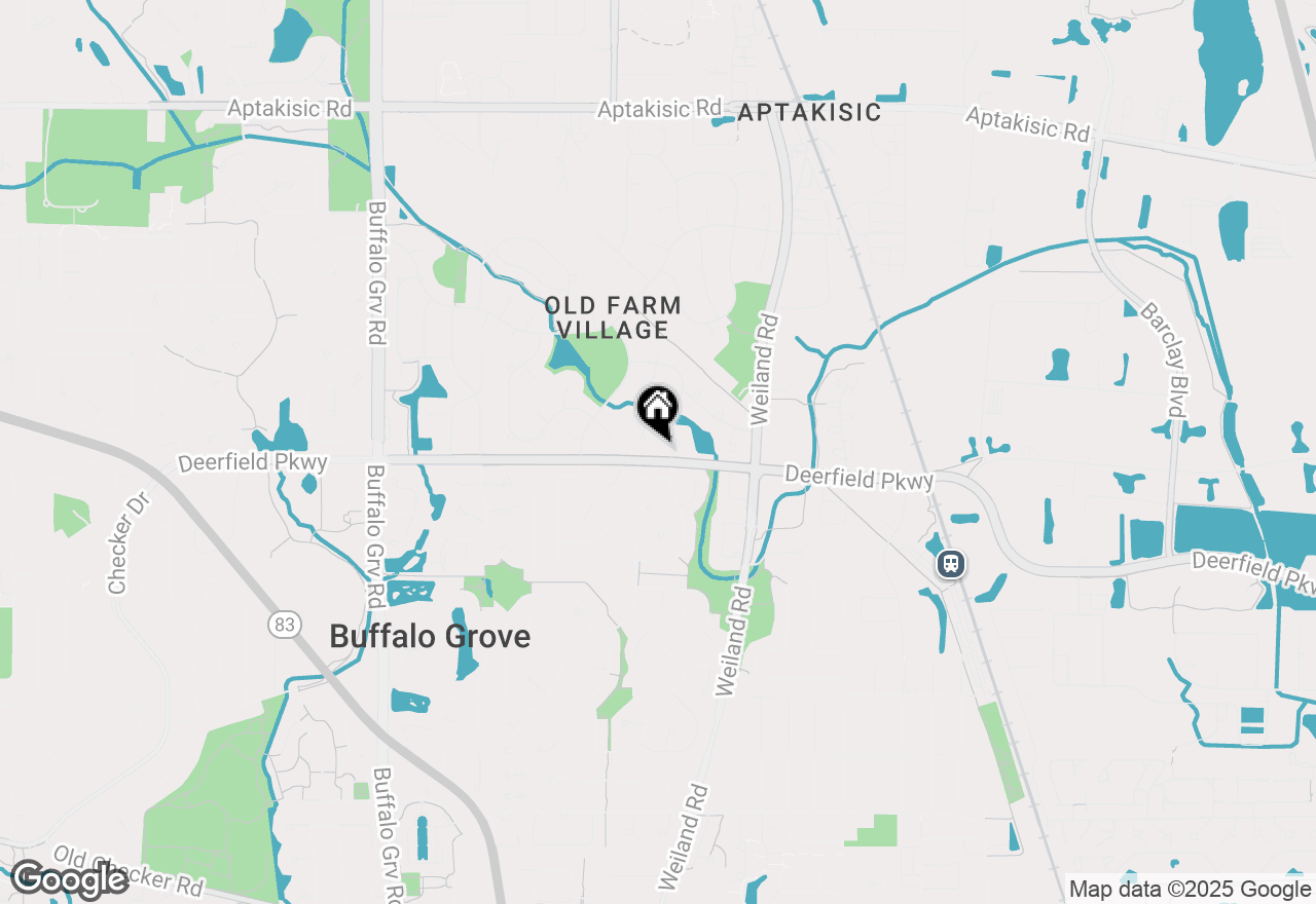 Map of 210 White Branch Court, Buffalo Grove, IL 60089