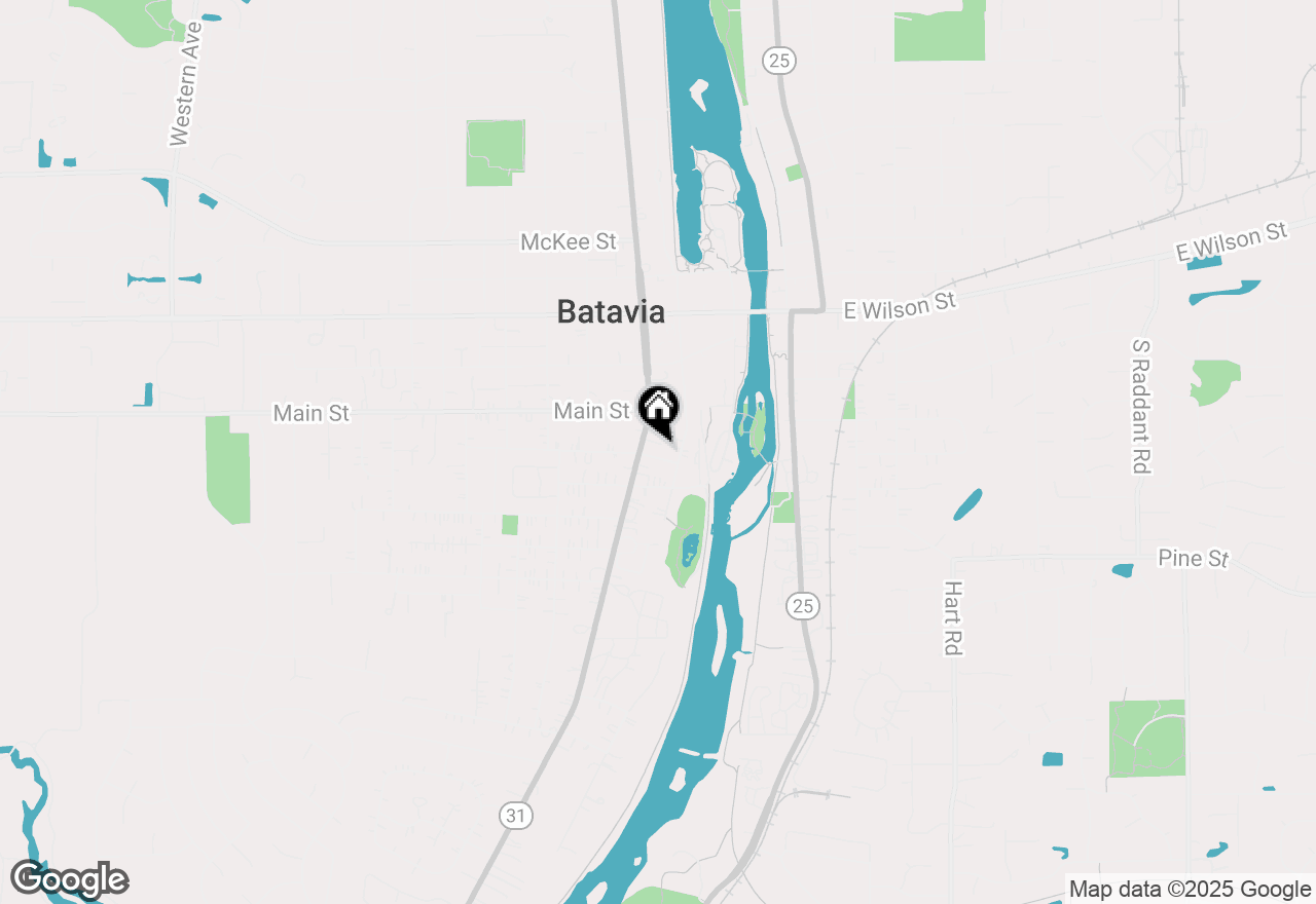 Map of 221 Elm Street, Batavia, IL 60510
