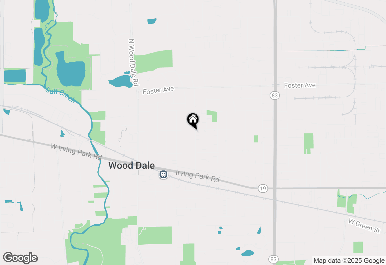 Map of (Address confidential), Wood Dale, Illinois 60191
