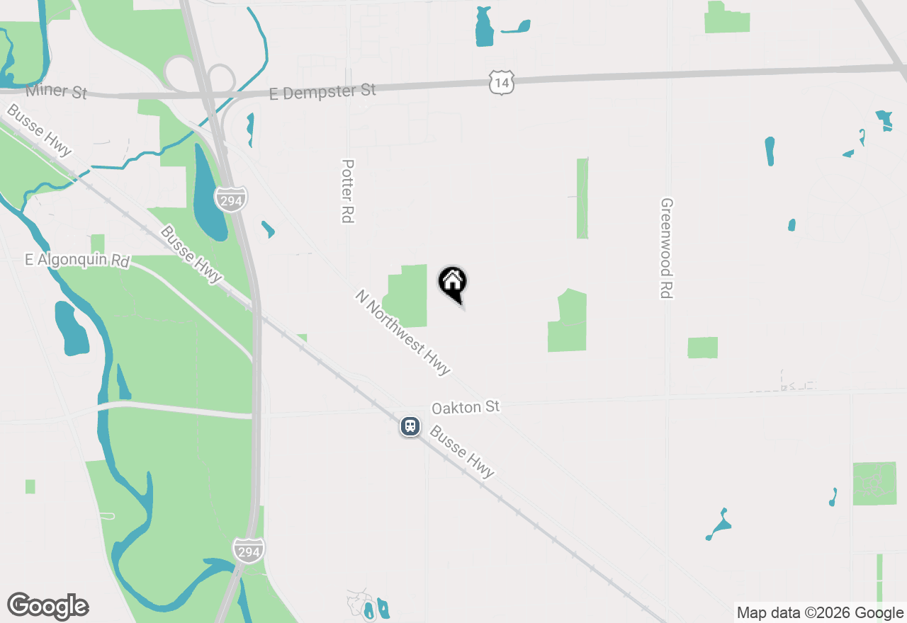 Map of 2141 Walnut Street, Park Ridge, IL 60068