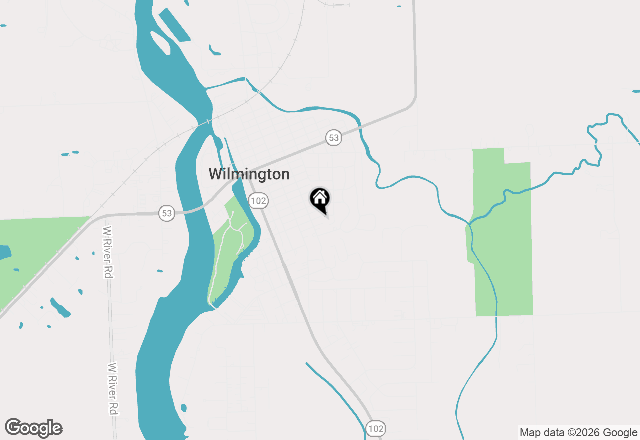 Map of 415 Wabash Street, Wilmington, IL 60481