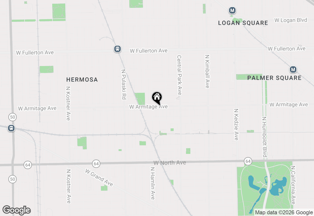 Map of 3743 W Armitage Avenue, Chicago, IL 60647