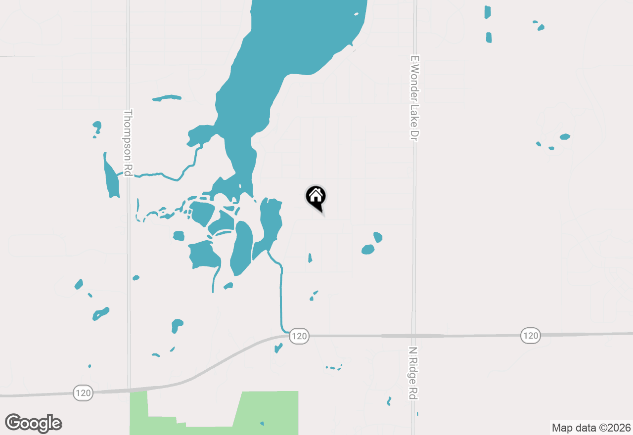 Map of 2606 Cherry Drive, Wonder Lake, IL 60097