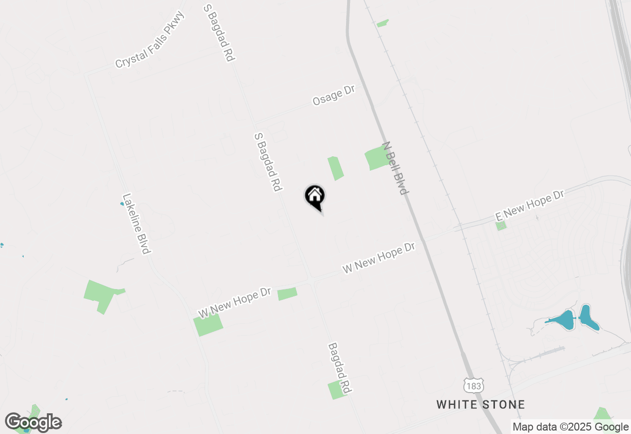 Map of 625 Columbine Ave, Cedar Park, TX 78613