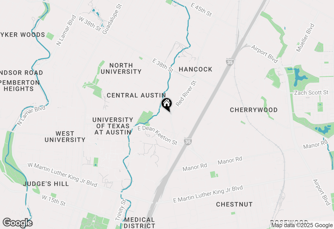 Map of 3110 Red River St #D-212, Austin, TX 78705