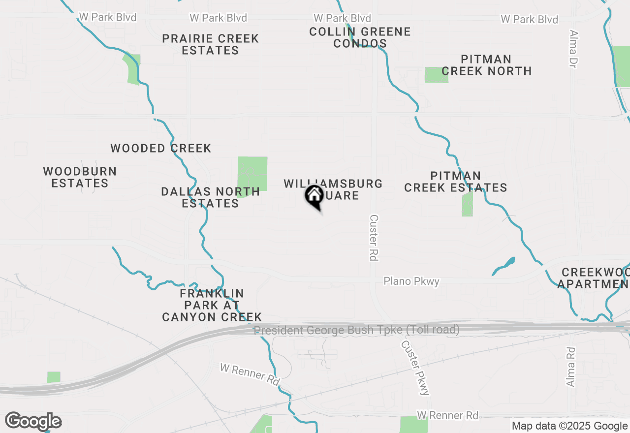 Map of 2400 Kelsey Drive, Plano, TX 75075