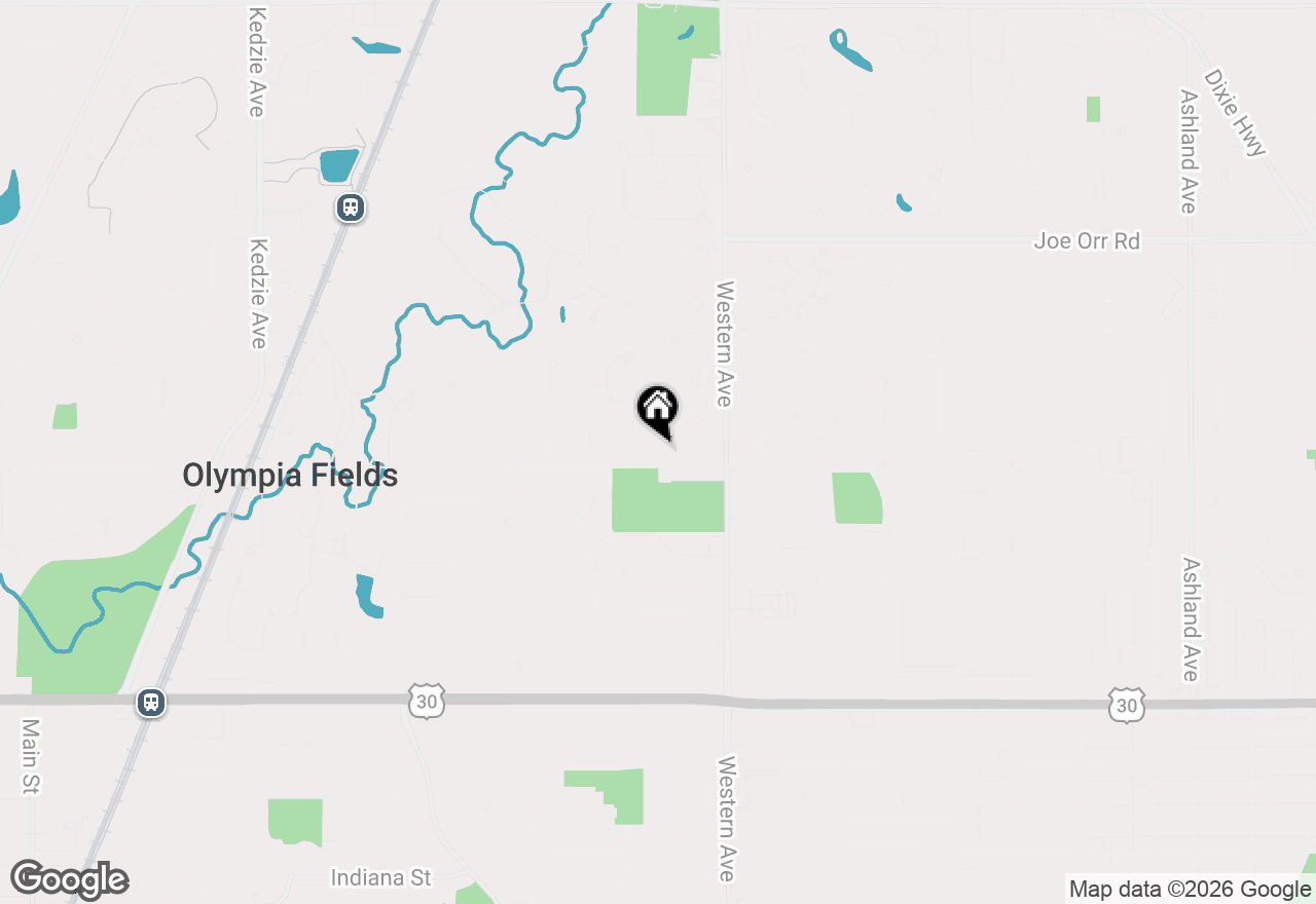 Map of 2509 207th Street, Olympia Fields, IL 60461