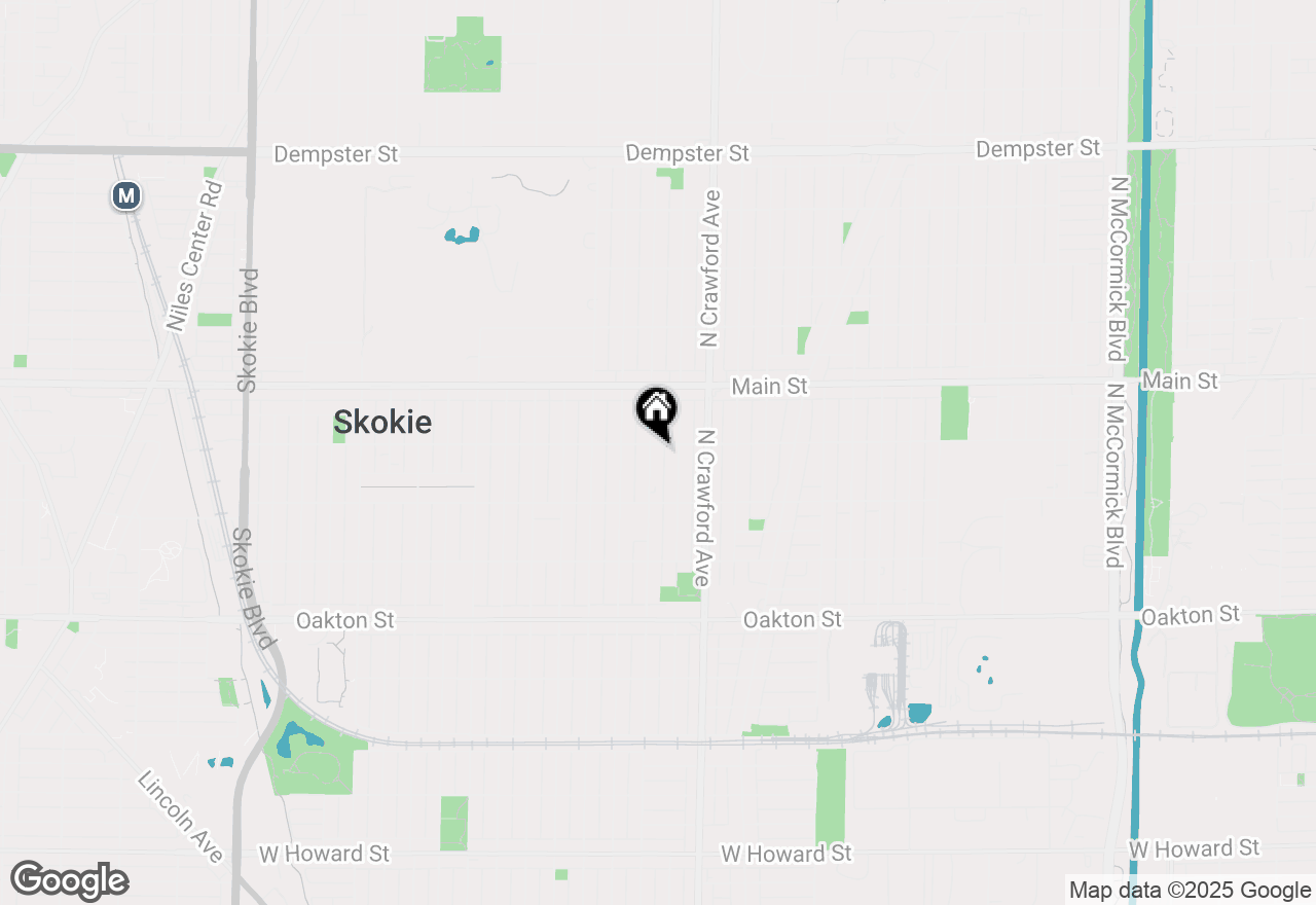 Map of 8253 Karlov Avenue, Skokie, IL 60076