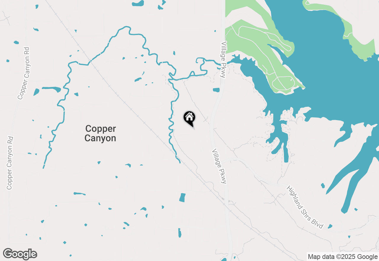 Map of 3401 Wimbledon Drive, Highland Village, TX 75077