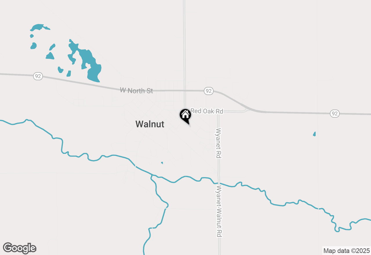 Map of 304 Depot Street, Walnut, IL 61376