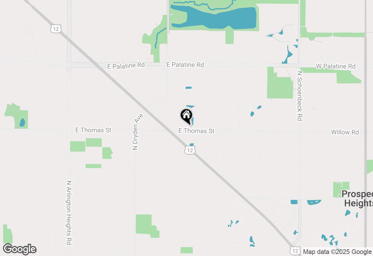 Map of 1510 N Kendal Court, Arlington Heights, IL 60004