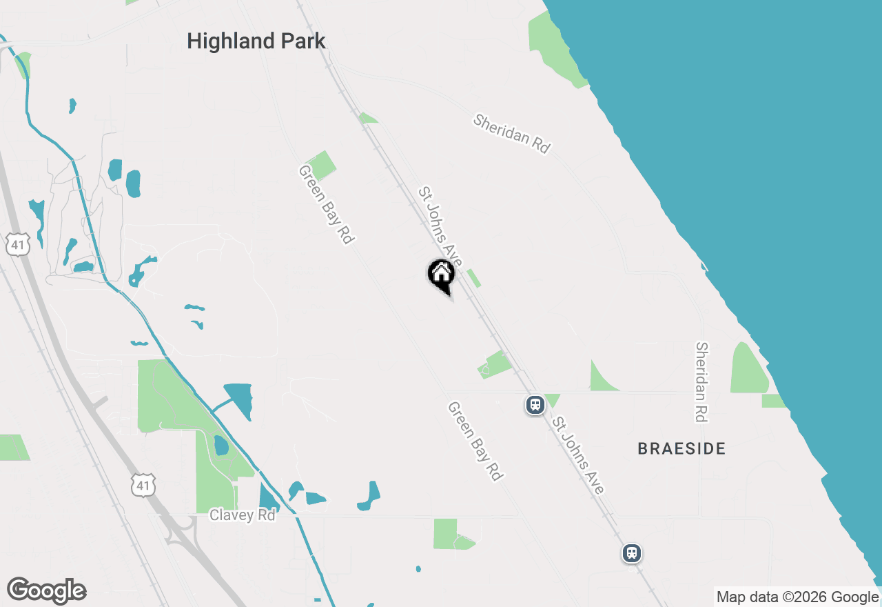 Map of 937 Pleasant Avenue, Highland Park, IL 60035