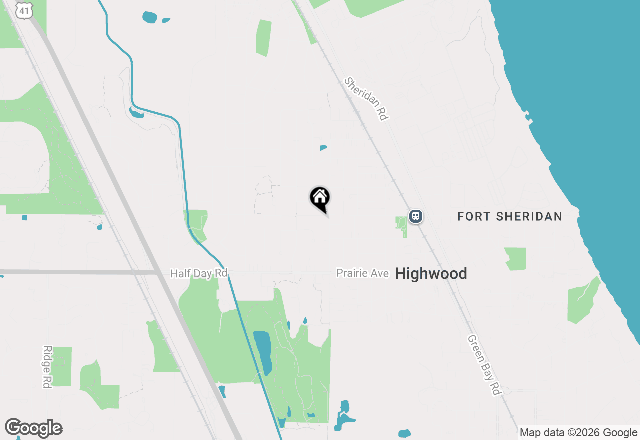 Map of 770 North Avenue, Highland Park, IL 60035