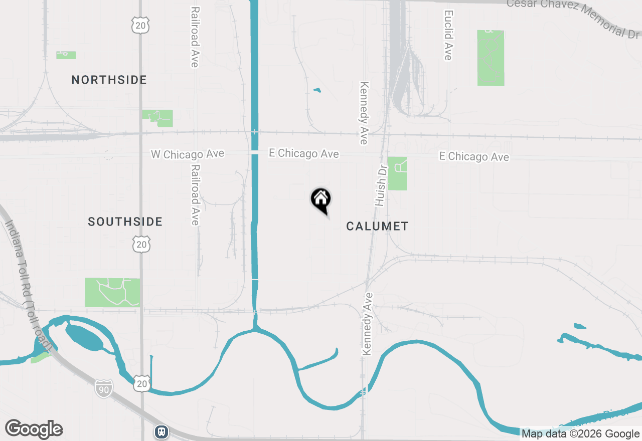 Map of 4853 Mccook Avenue, East Chicago, IN 46312
