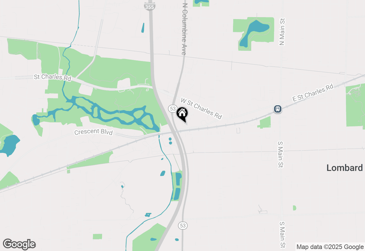 Map of 84 S Glenview Avenue, Lombard, IL 60148