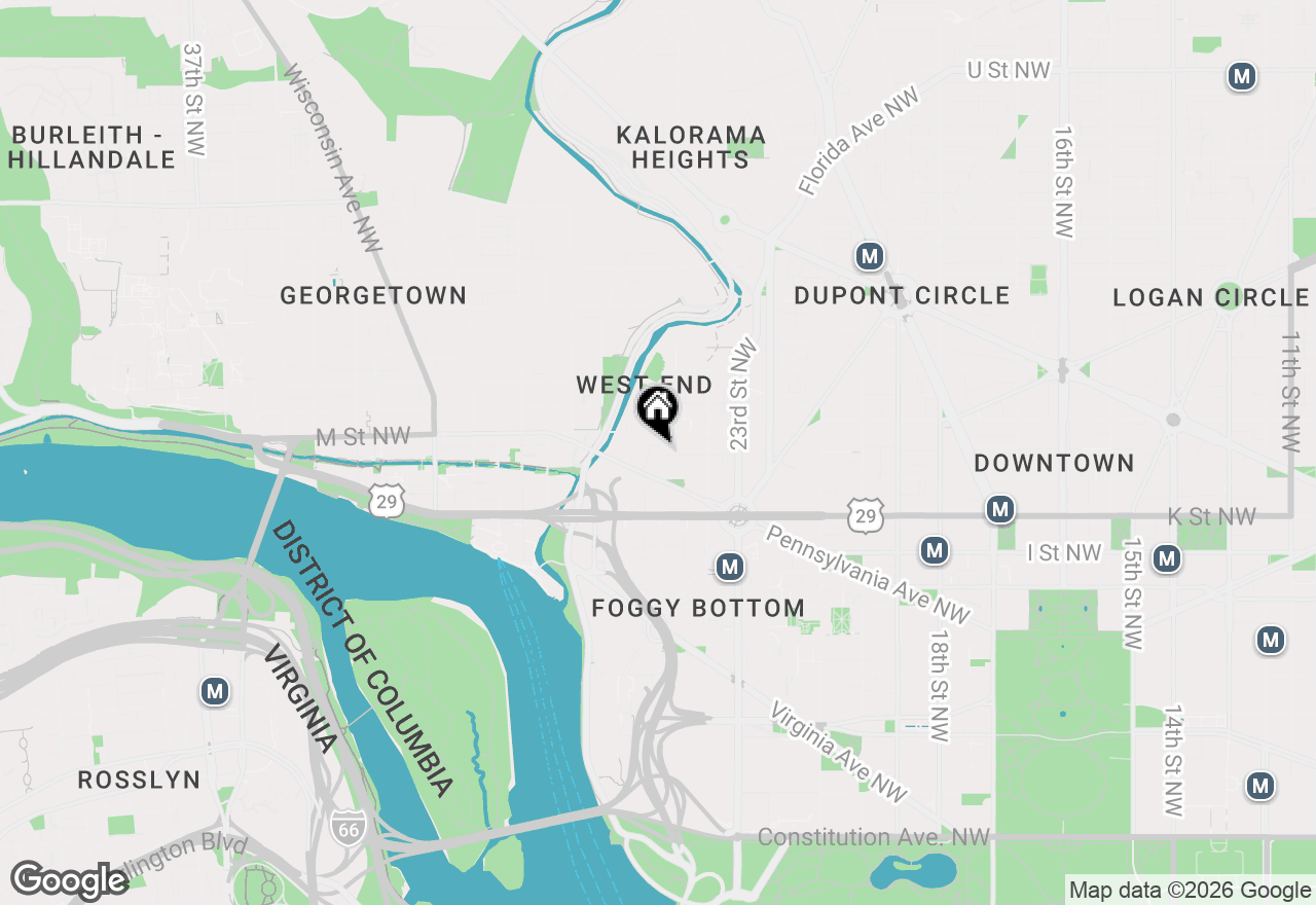 Map of 1124 25th Street Nw #T4, Washington, DC 20037
