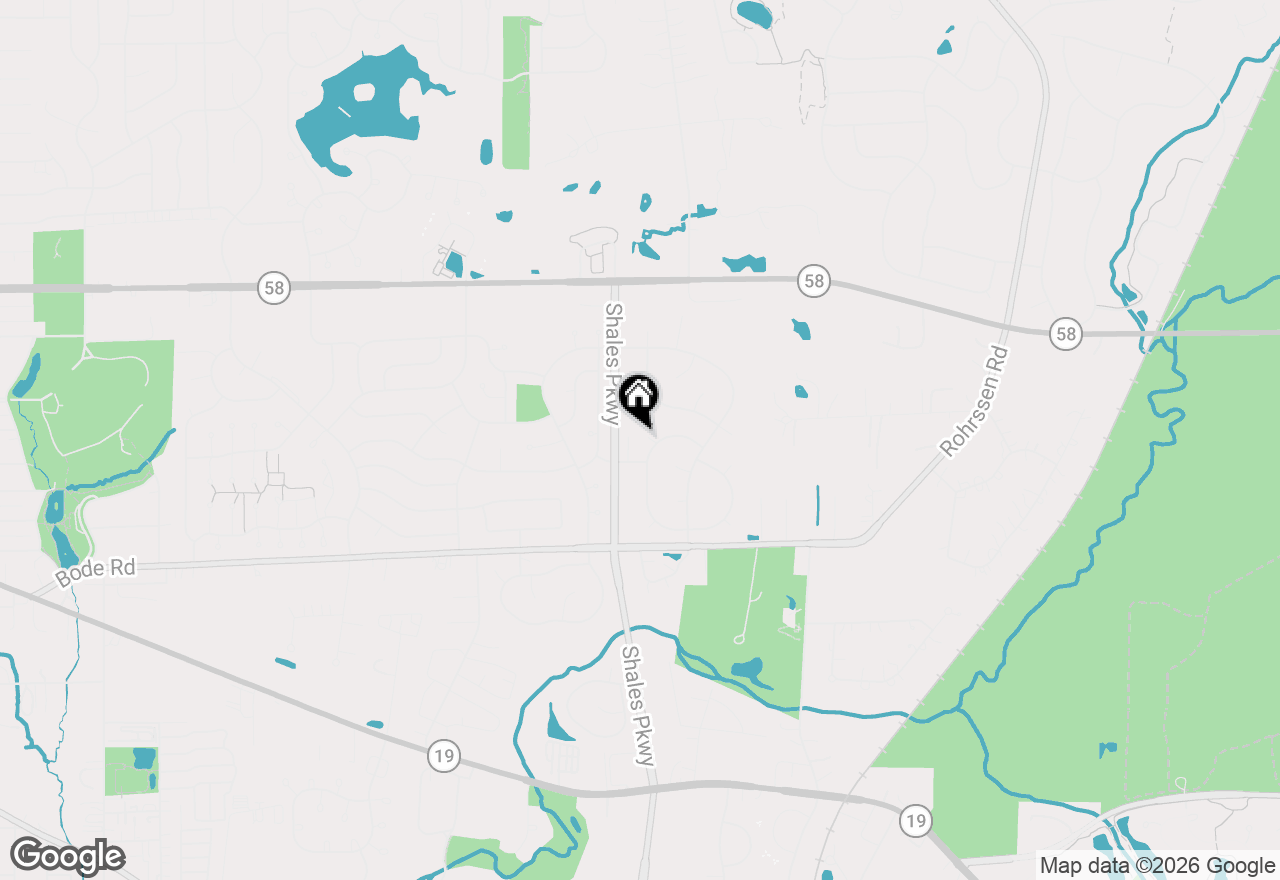 Map of 204 Dickens Trail, Elgin, IL 60120