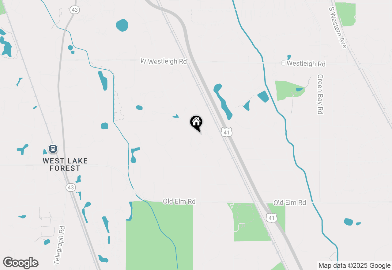 Map of 811 S Ridge Road, Lake Forest, IL 60045