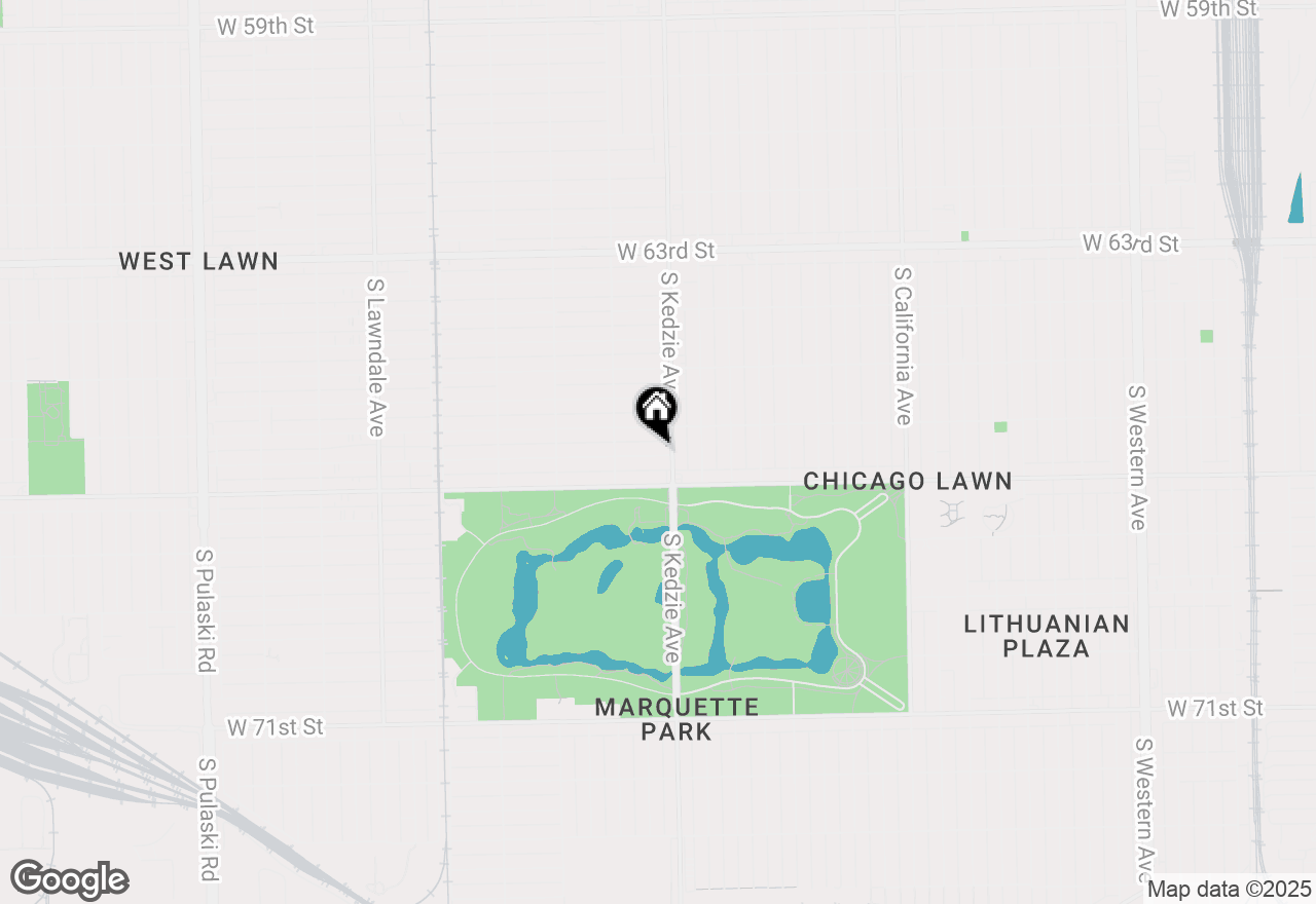 Map of 3214 W 66th Place #1W, Chicago, IL 60629