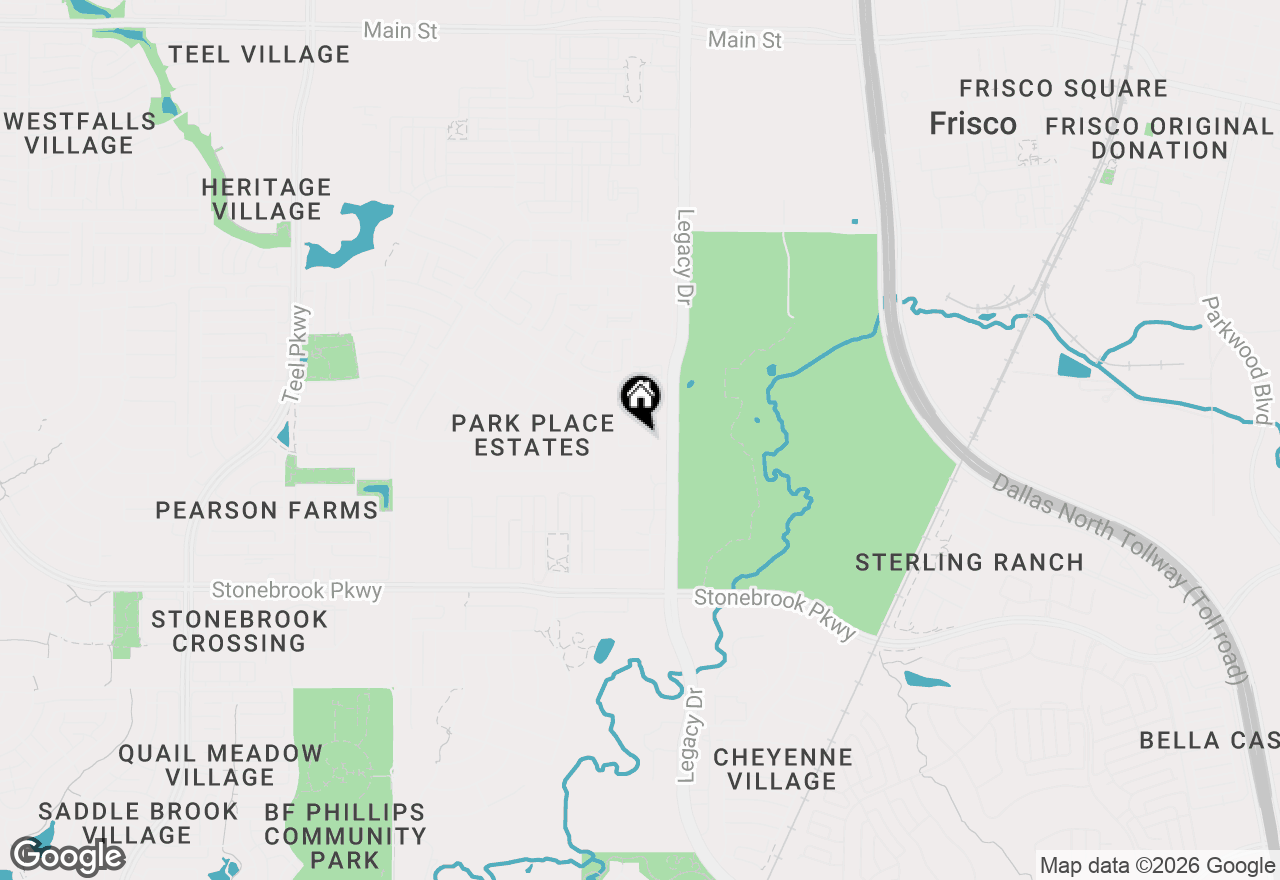 Map of 4424 Florentine Lane, Frisco, TX 75034