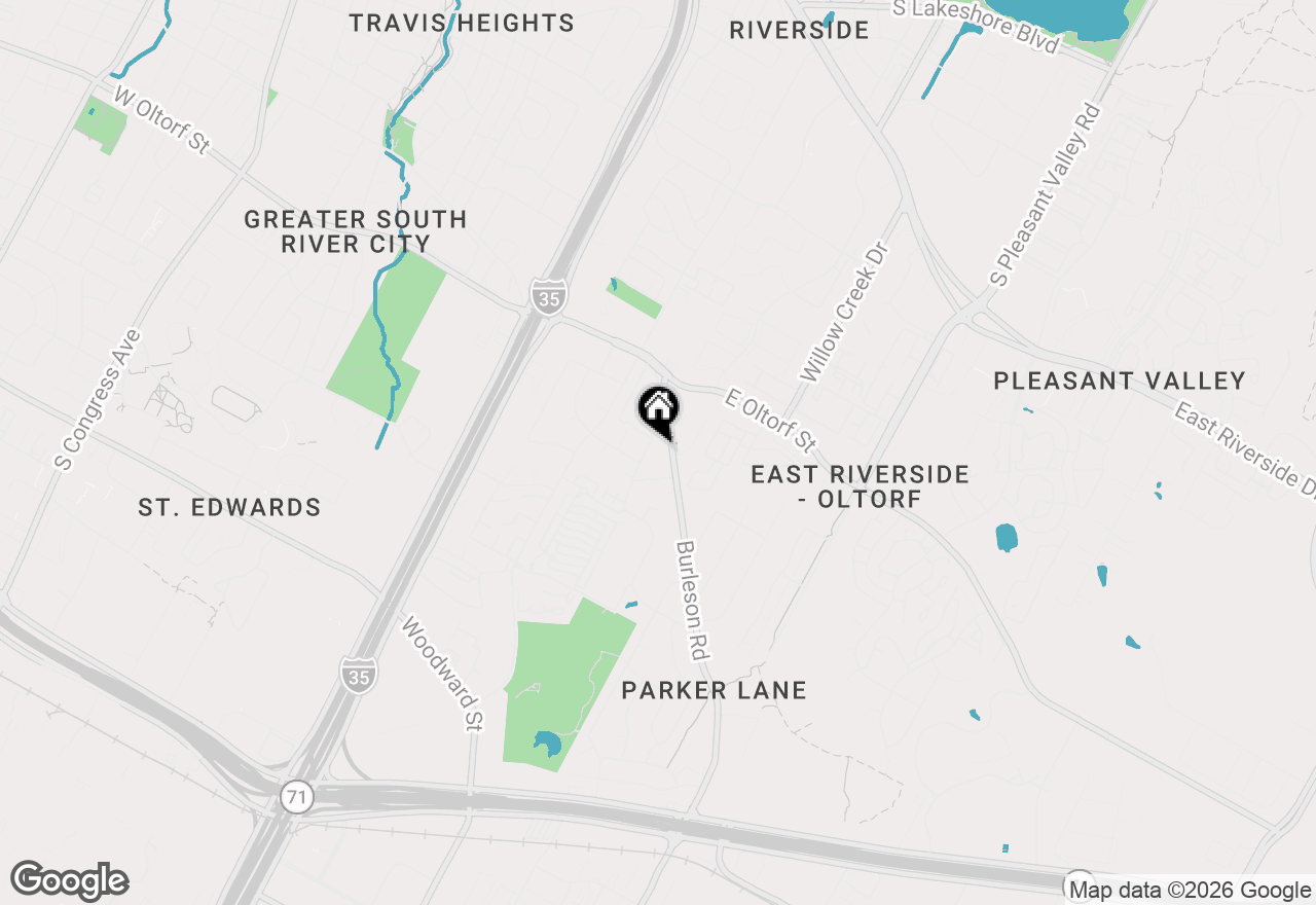 Map of 2500 Burleson Rd #609, Austin, TX 78741