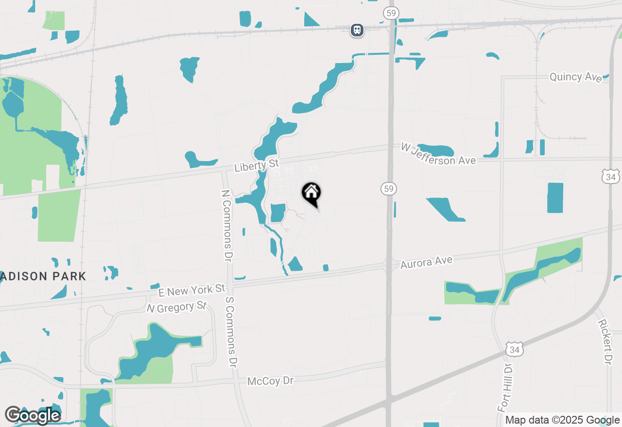 Map of 749 Station Boulevard, Aurora, IL 60504