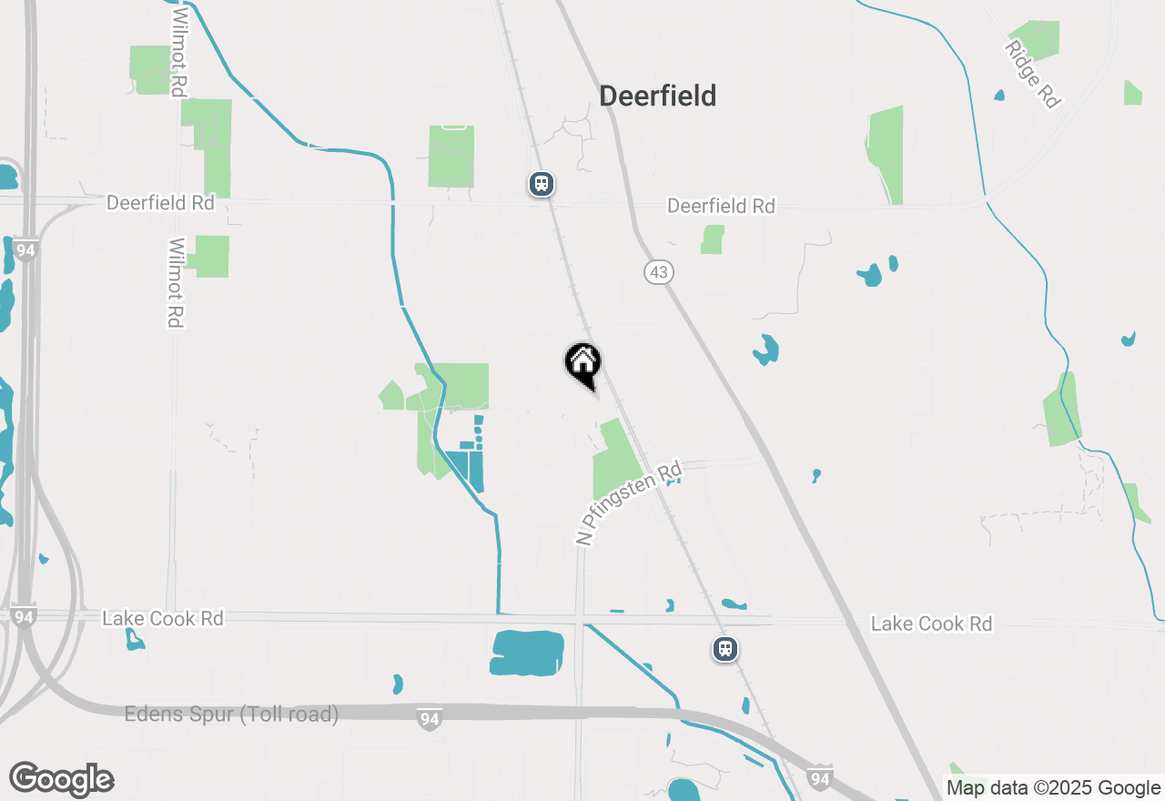 Map of 435 Elm Street #4G, Deerfield, IL 60015