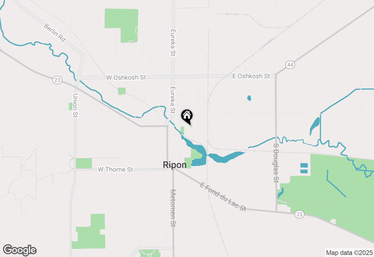 Map of 315 E Jackson Street, Ripon, WI 54971