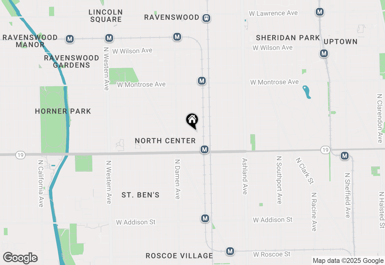 Map of 4110 N Wolcott Avenue #2, Chicago, IL 60613