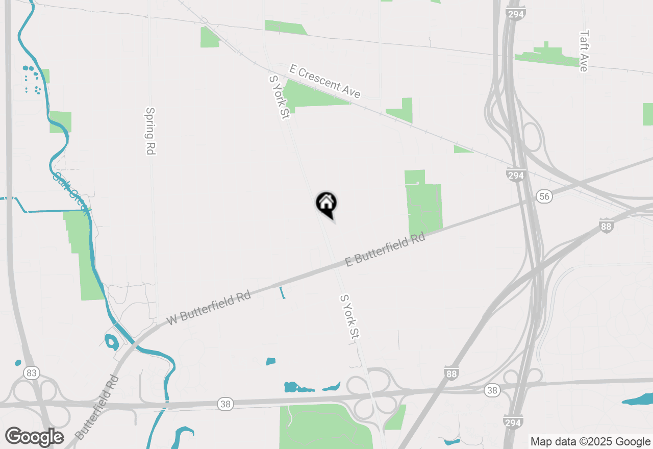 Map of (Address confidential), Elmhurst, Illinois 60126