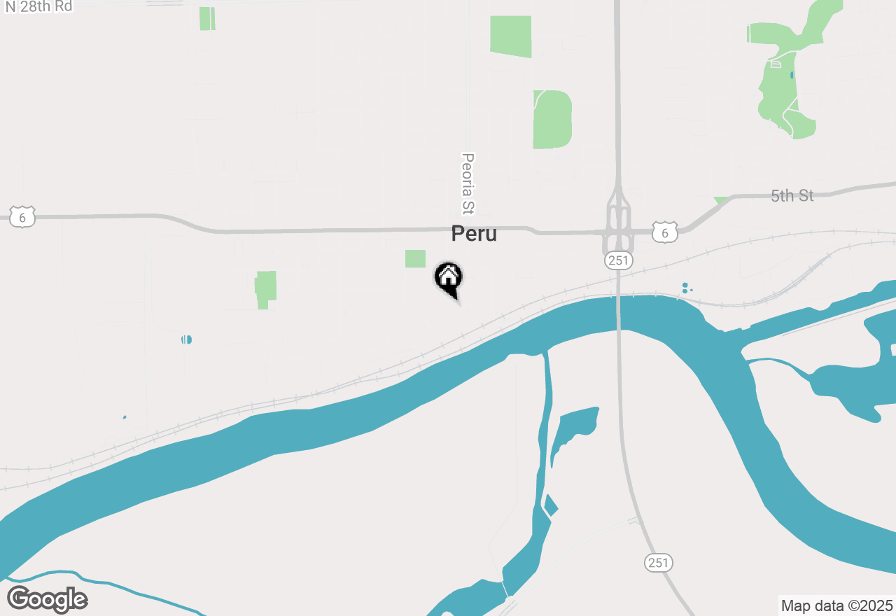 Map of 1830 Main Street, Peru, IL 61354