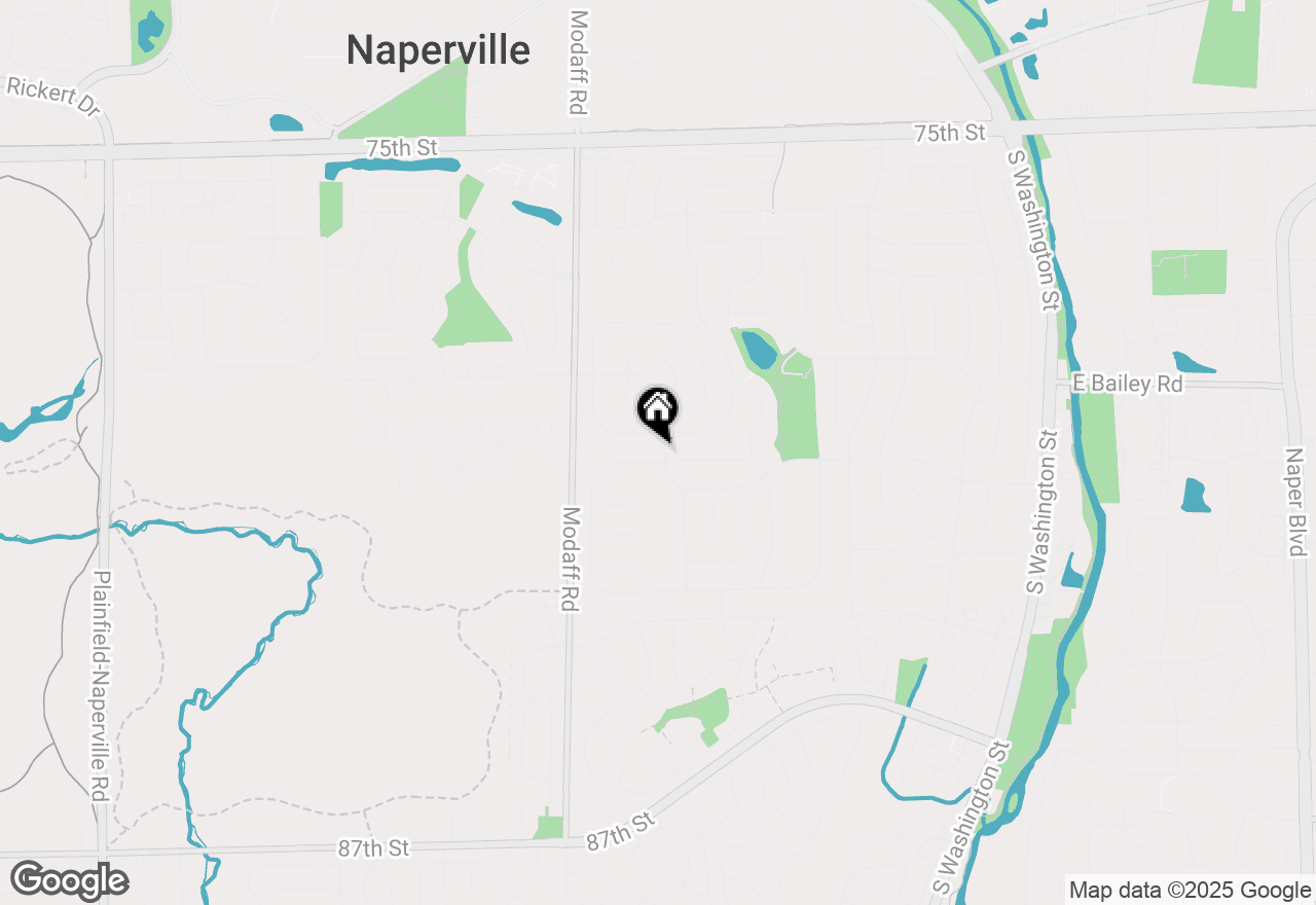 Map of 1605 Riparian Drive, Naperville, IL 60565