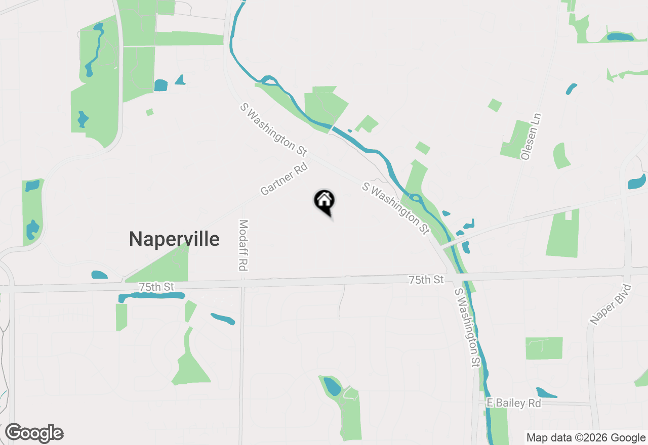 Map of 1140 Catalpa Lane, Naperville, IL 60540