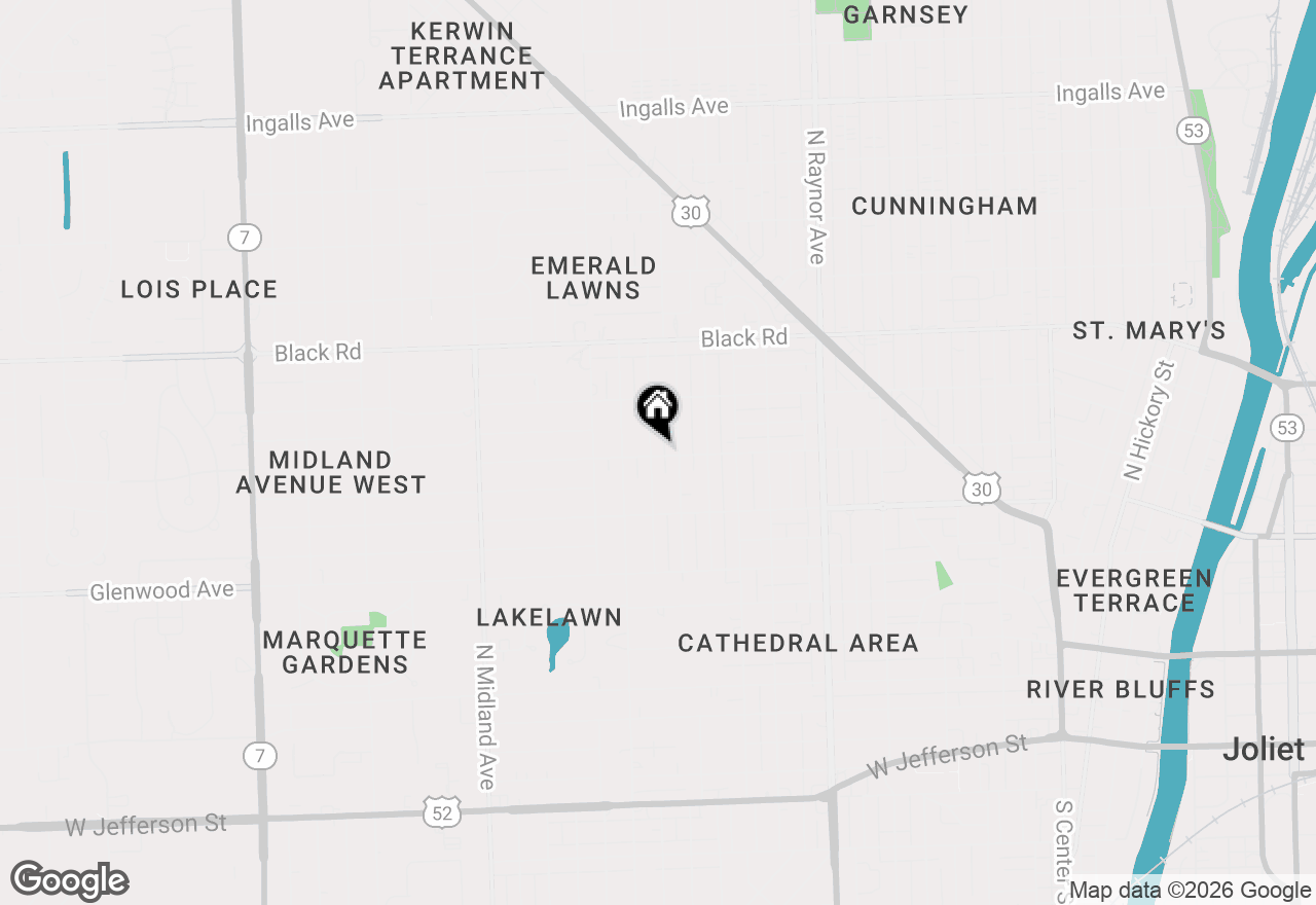 Map of 600 Mack Street, Joliet, IL 60435