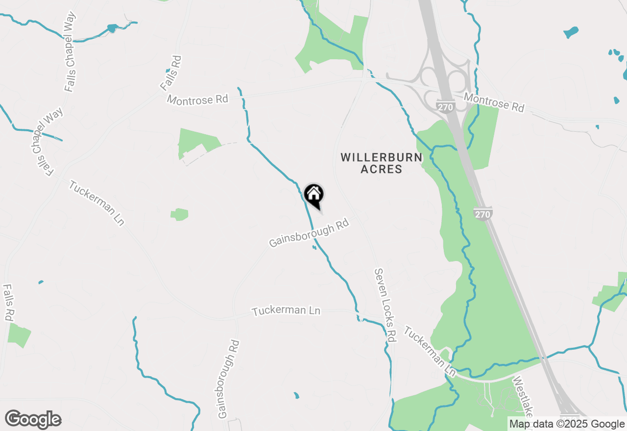 Map of 5 Charen Court, Potomac, MD 20854