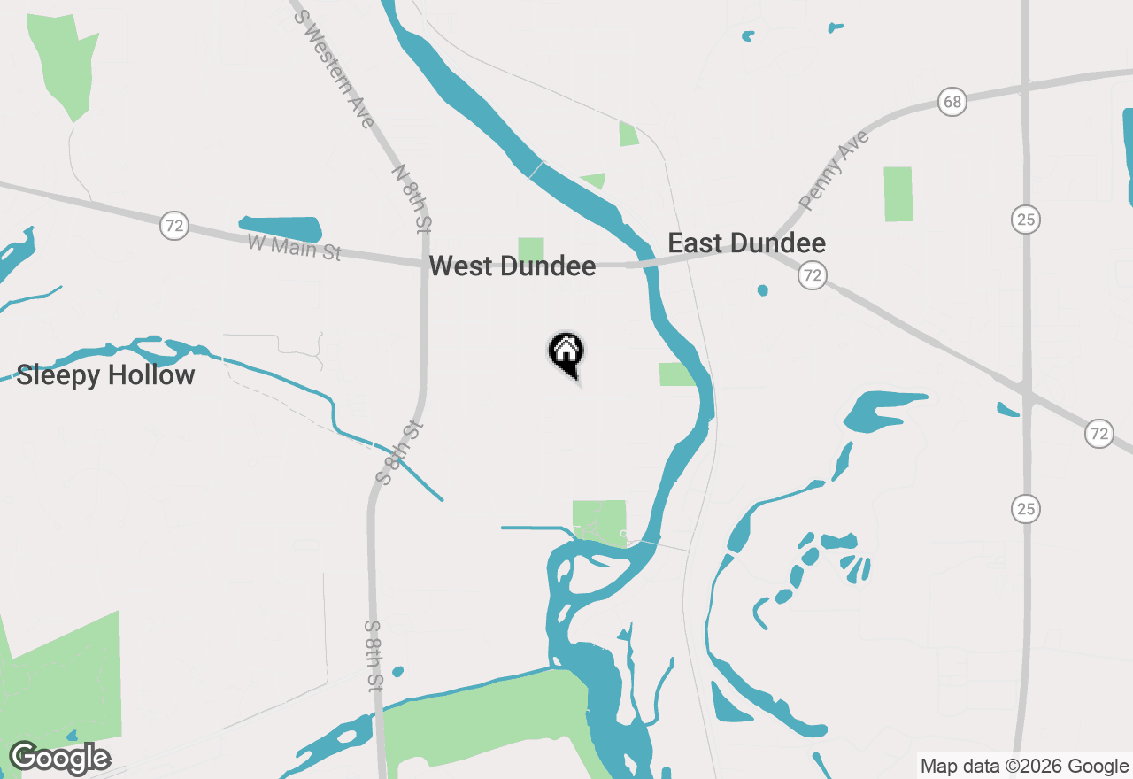 Map of 434 S 3rd Street, West Dundee, IL 60118