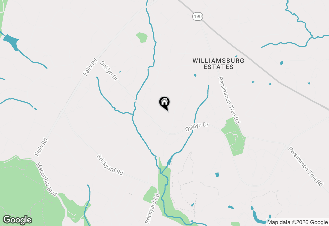 Map of 8909 Potomac Lane, Rockville, MD 20854